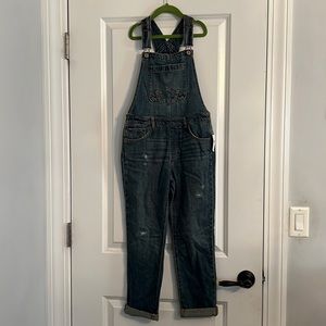 Gap Jean Distressed Overalls *new with tags*